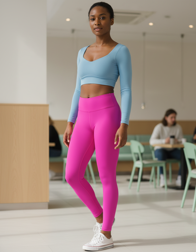 Shocking Pink Leggings leggings