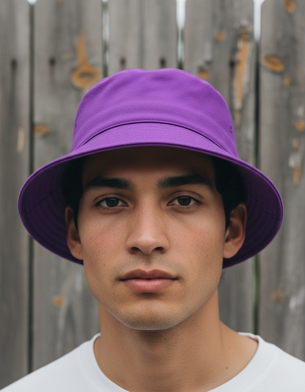 Bucket Hat in Electric Violet