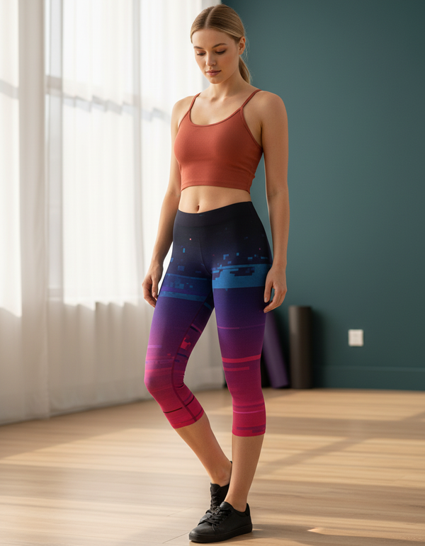 Mosaic Capri Leggings bikini — Dripper