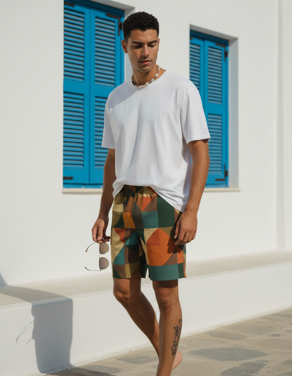 Men's Mid-Century Modern Swim Trunks
