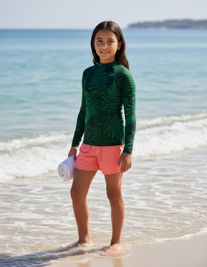 Youth Emerald youth rashguards