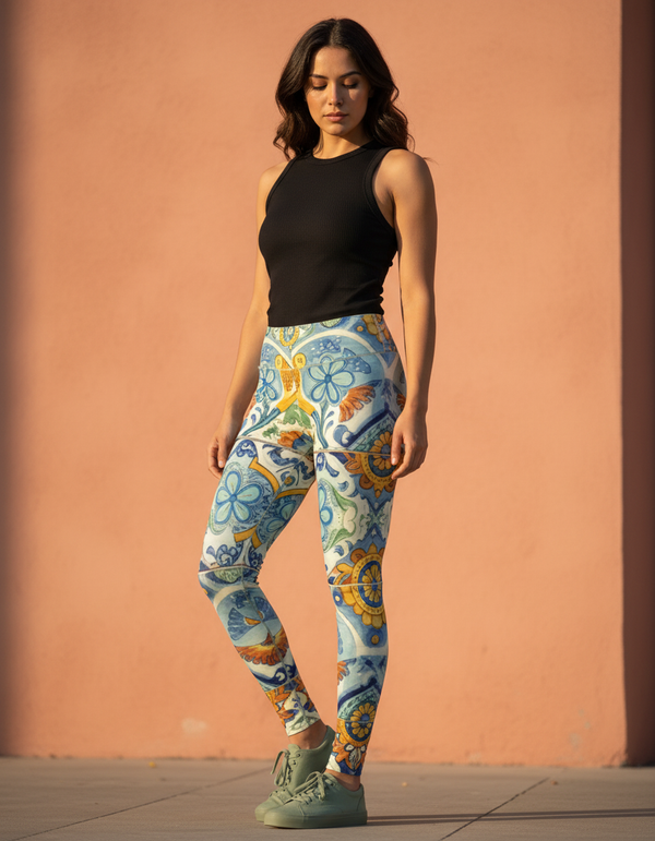 Azulejo Leggings bikini — Dripper