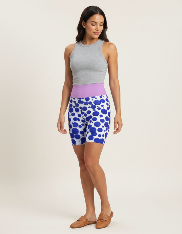 Yoga Shorts in Dapple