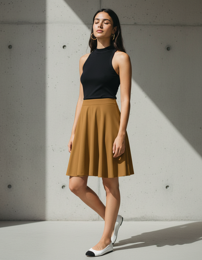 Bronze Skater Skirt skater skirt