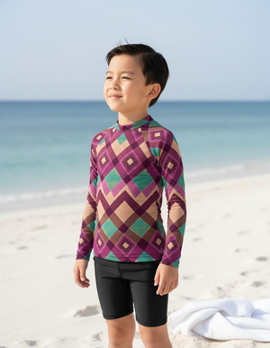 Kids Rhodonite Horizon kids rashguards