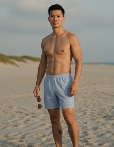 Blue Aura Men's Swim Trunks swim trunks