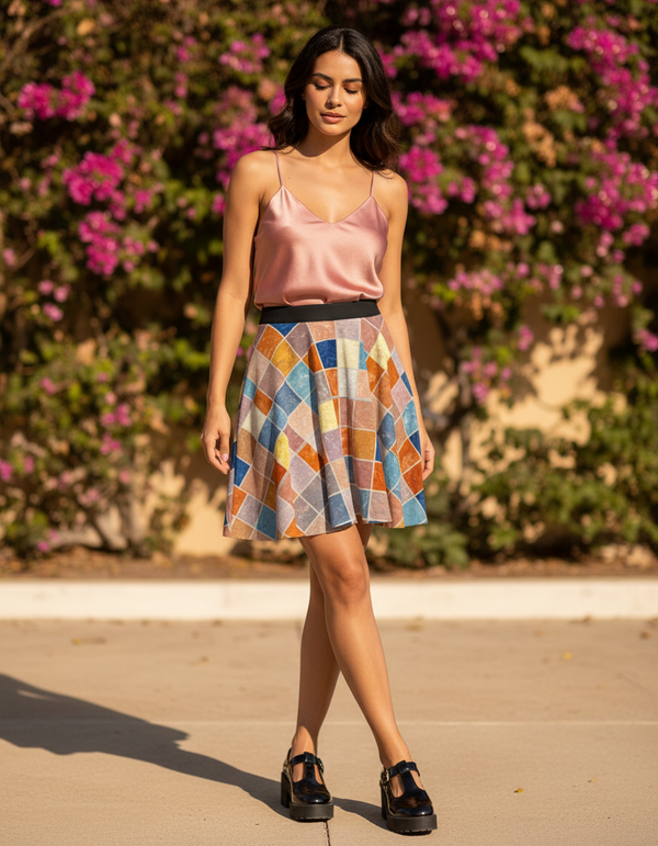 Kaleidoscope Skater Skirt