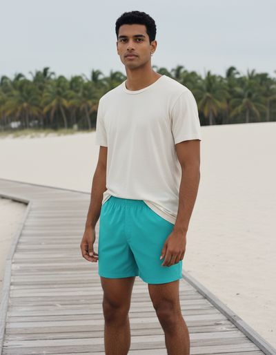 Tiffany Blue Men's Swim Trunks swim trunks