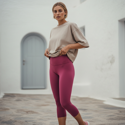Passionfruit Capri Yoga Leggings capri yoga leggings