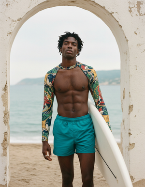 Silhouette Rash Guard Men's Rashguard — Dripper