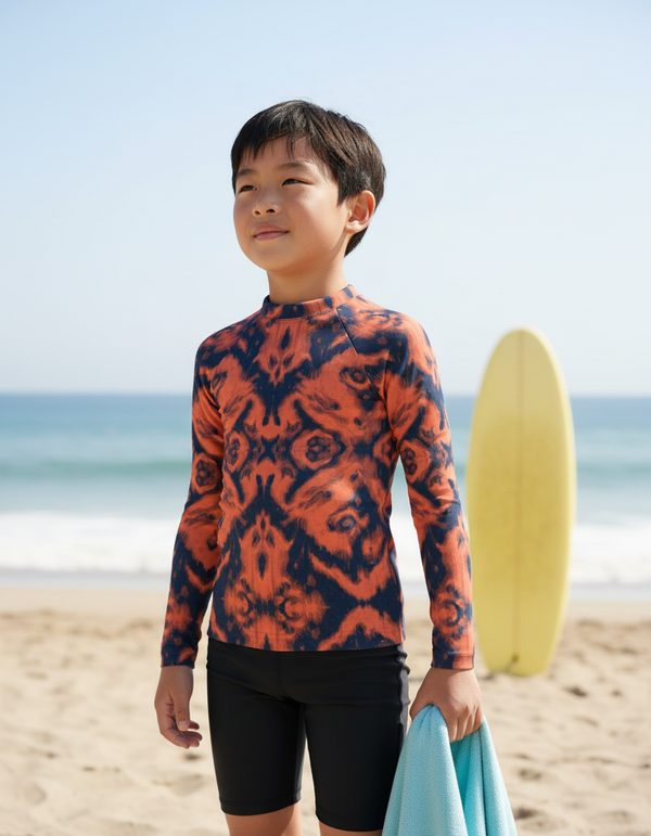 Ikat Collection kids rashguards