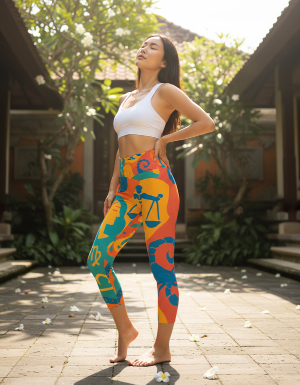 Celestia Capri Yoga Leggings Capri Yoga Leggings — Dripper