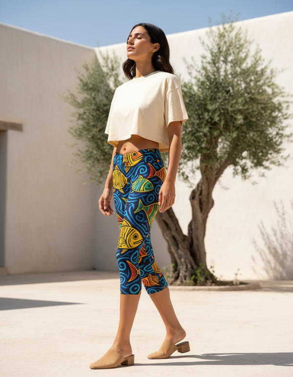 Sierra Capri Leggings Capri Leggings — Dripper