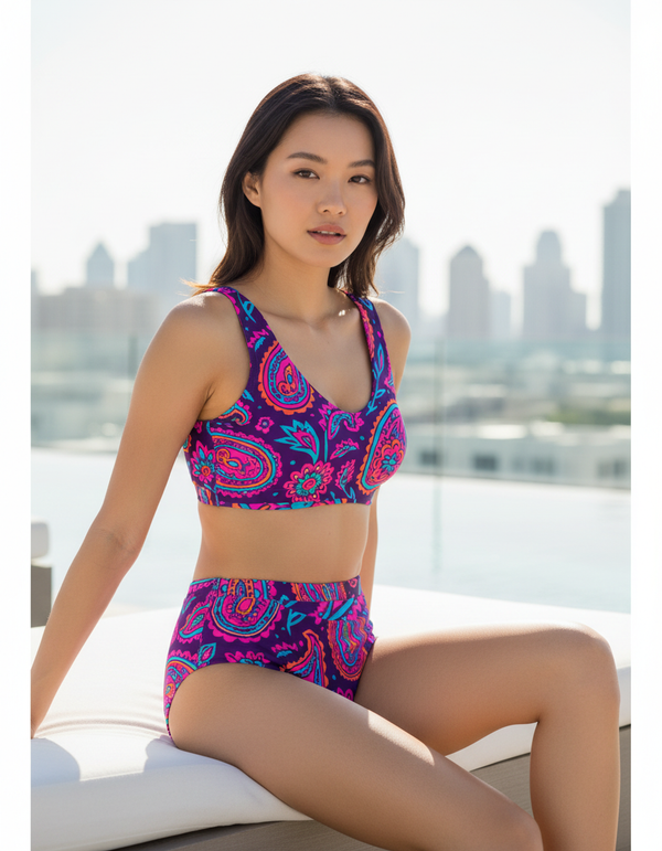 Jasmine High-Waisted Bikini bikini — Dripper