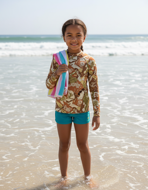 Kids Coffee Bean Mizuki kids rashguards
