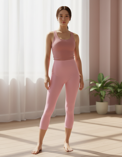 Bubblegum Capri Yoga Leggings capri yoga leggings