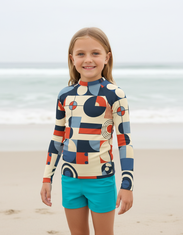 Kids Bauhaus Rash Guard