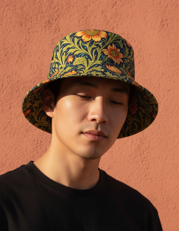 Bucket Hat in Acanthus