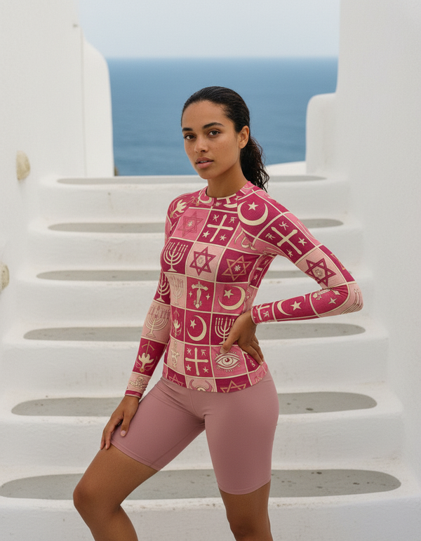 Rashguard in Hot Pink Unity