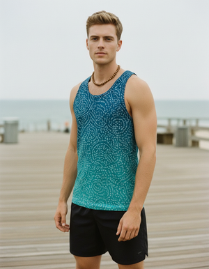 Men's Bandhani Tank Top