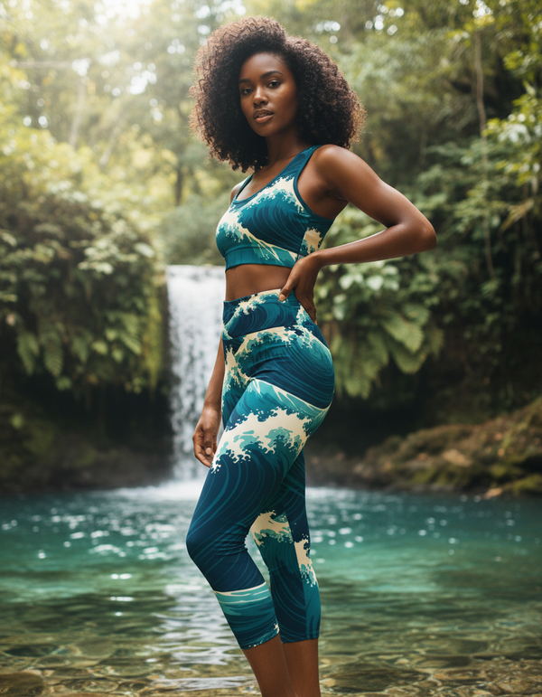 Surge Capri Yoga Leggings Capri Yoga Leggings — Dripper