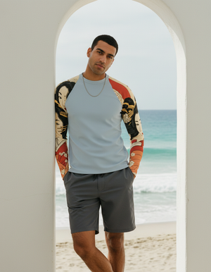 Men's Muskmelon Yume men's short-sleeve rashguards