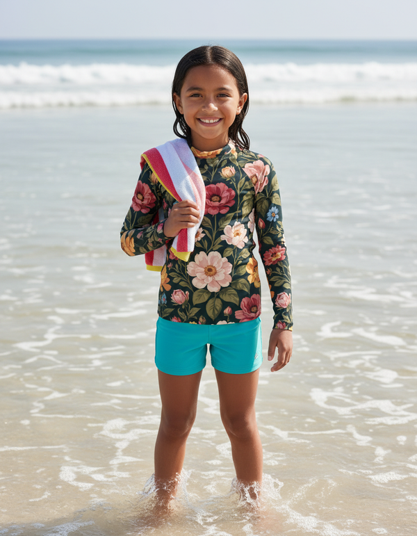 Kids Renoir Garden Palette Rash Guard