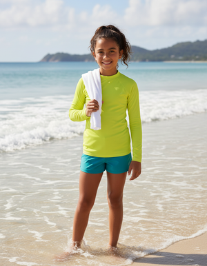 Lime Youth Rash Guard Youth Rash Guard — Dripper