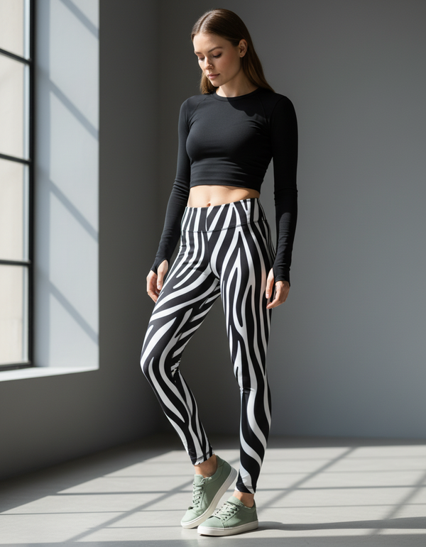 Flicker full-length leggings
