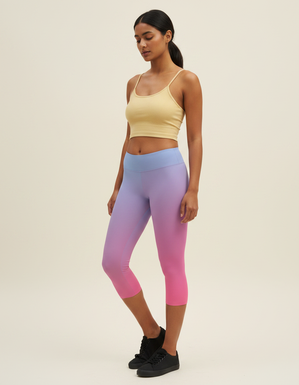 Leggings in Coral Elysium