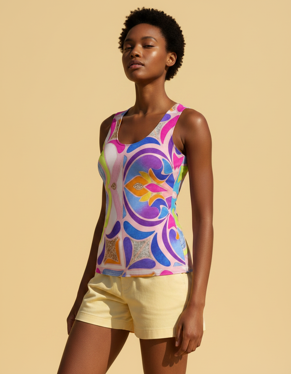 Kaleido Tank Top bikini — Dripper