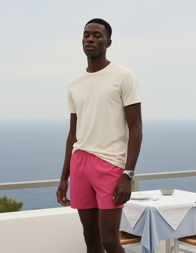 Hibiscus Men's Swim Trunks swim trunks