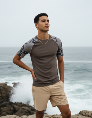 Men's Fusion men's short-sleeve rashguards