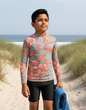 Youth Coral Fusion youth rashguards