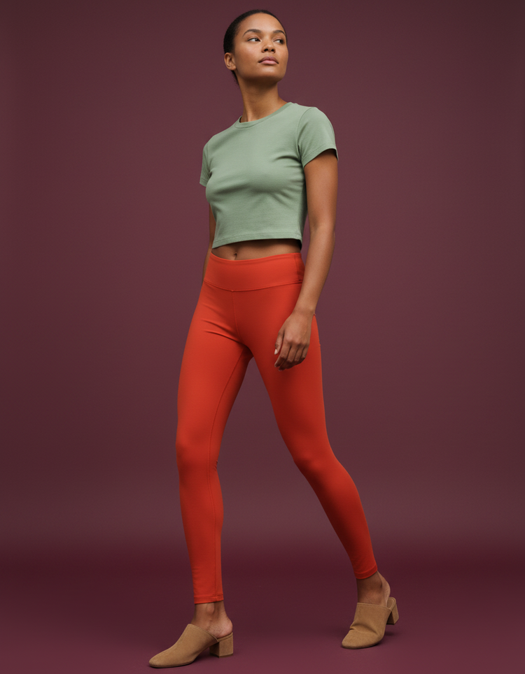 Blood Orange Leggings Women's Leggings — Dripper