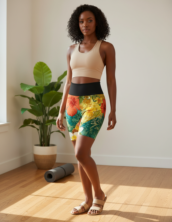 Yoga Shorts in Kumu