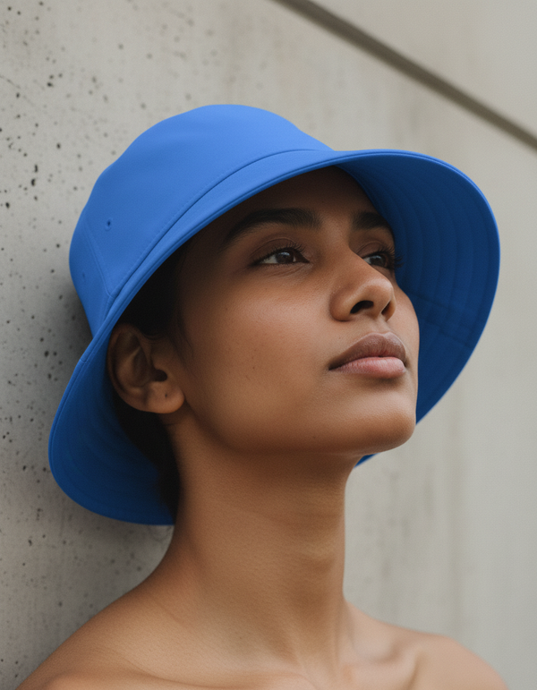 Bucket Hat in Electric Blue