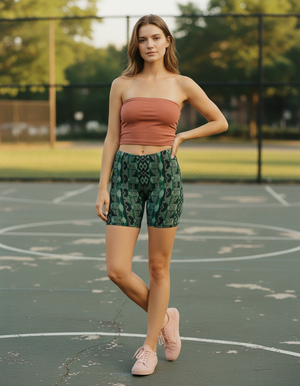 Women's African Kente Short Shorts