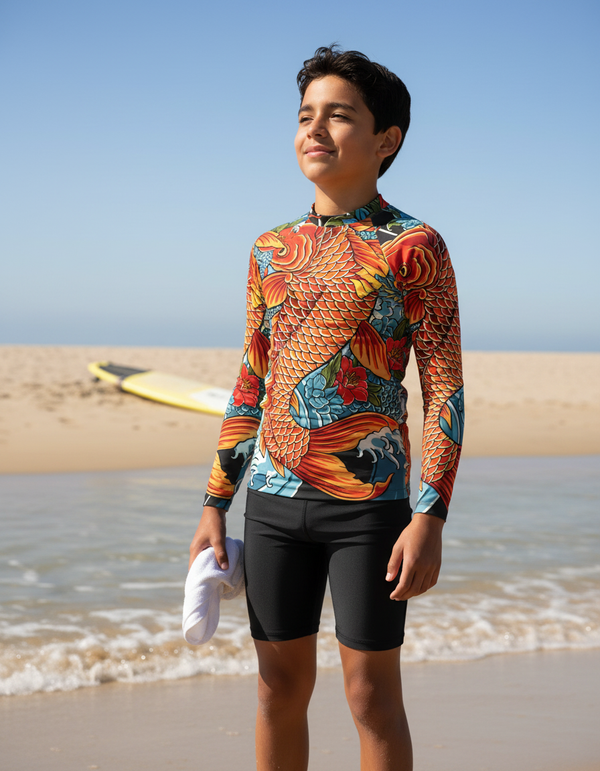 Koi Rising rashguards