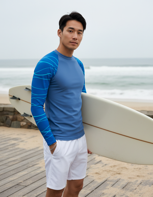 Aqua Rash Guard Men's Rashguard — Dripper