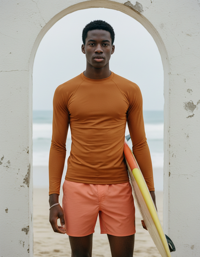 Men's Pumpkin rash guard
