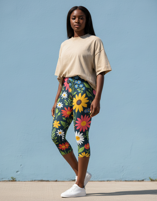 Fern Capri Leggings Capri Leggings — Dripper