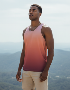 Men's Sunset Tank Top