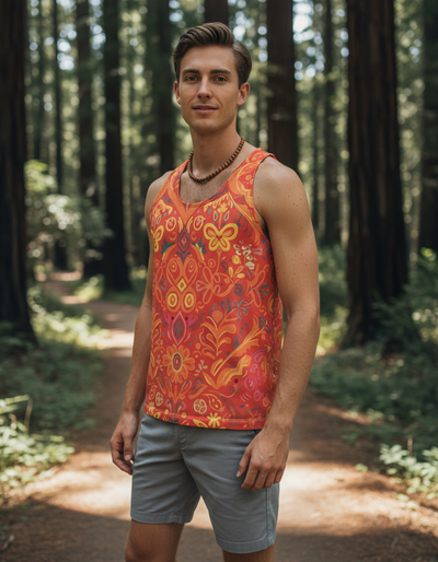 Men's Coral Vibrante Tank Top tank top