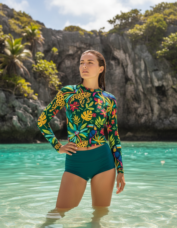 Serenity Rash Guard bikini — Dripper