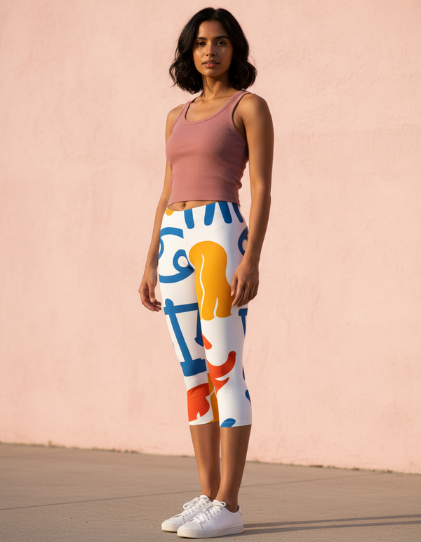 Astral Capri Leggings Capri Leggings — Dripper