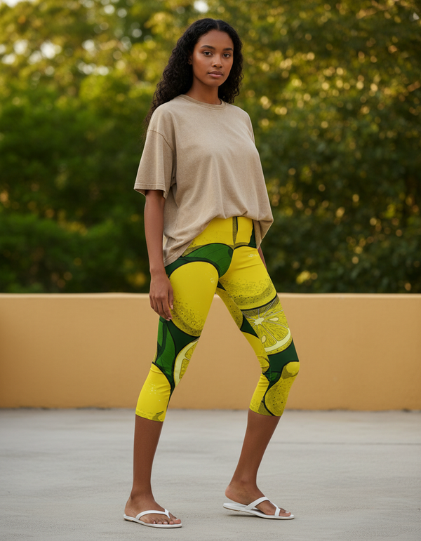 Citrus Capri Leggings bikini — Dripper