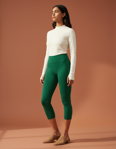 Spruce Capri Yoga Leggings capri yoga leggings