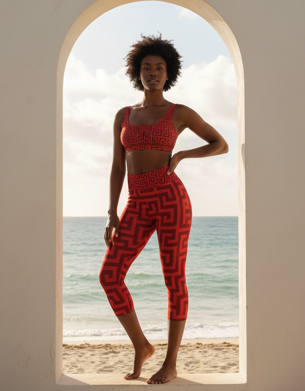 Akari Capri Yoga Leggings bikini — Dripper