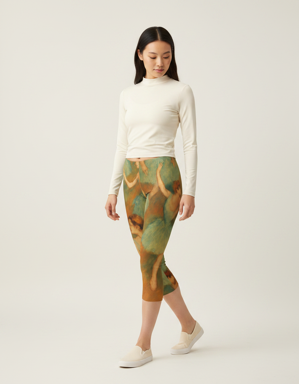 Women's Degas Dancer Palette Capri Leggings